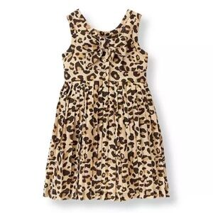 Janie and Jack Leopard Print Dress baby girl size 6 months to 12 months